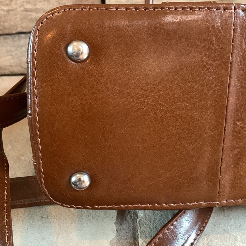 Ashwood genuine brown leather work satchel/tote with adjustable removable strap - Picture 16 of 16